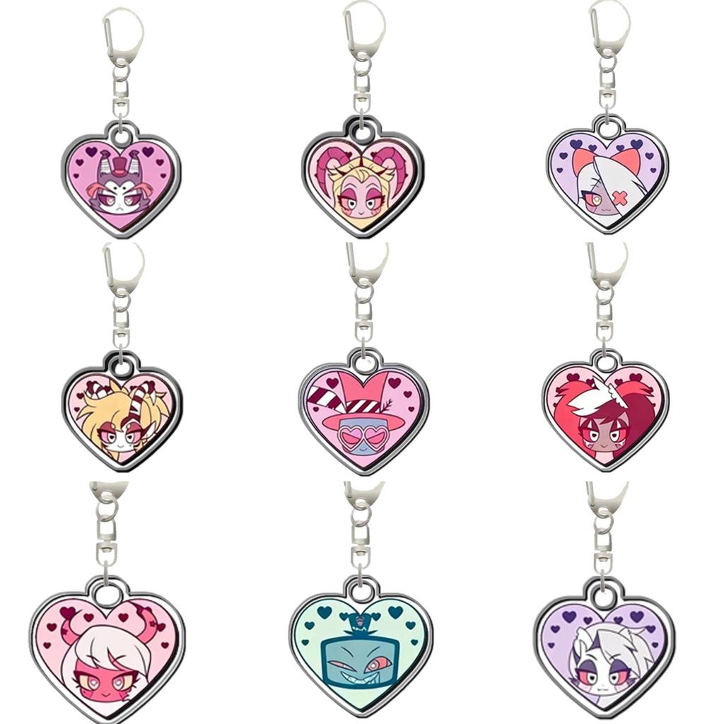 Hazbin Hotel Alastor Niffty Angel Charlie Cherri Stella Keychain Anime Game Collection Móc Khóa In Theo Yêu Cầu, Chất Liệu Mica Trong Suốt In 2 Mặt , Dày 4mm 9 Hazbin Hotel Alastor Niffty Angel Charlie Cherri Stella Keychain Anime Game Collection Móc Khóa In Theo Yêu Cầu, Chất Liệu Mica Trong Suốt In 2 Mặt , Dày 4mm - Ảnh 9