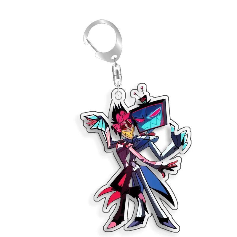 Hazbin Hotel Angel Dust Fizzovalli Asmodeus Blitzo Stolas Acrylic Keychain Mica Bag Charms Móc Khóa In Theo Yêu Cầu, Chất Liệu Mica Trong Suốt In 2 Mặt , Dày 4mm 2 Hazbin Hotel Angel Dust Fizzovalli Asmodeus Blitzo Stolas Acrylic Keychain Mica Bag Charms Móc Khóa In Theo Yêu Cầu, Chất Liệu Mica Trong Suốt In 2 Mặt , Dày 4mm - Ảnh 2