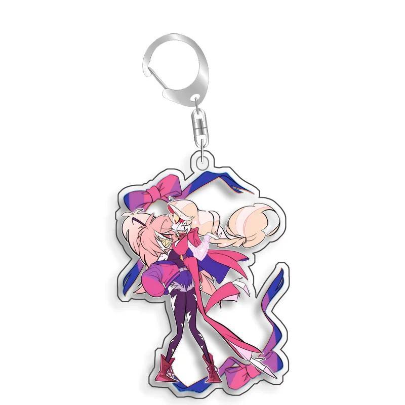 Hazbin Hotel Angel Dust Fizzovalli Asmodeus Blitzo Stolas Acrylic Keychain Mica Bag Charms Móc Khóa In Theo Yêu Cầu, Chất Liệu Mica Trong Suốt In 2 Mặt , Dày 4mm 4 Hazbin Hotel Angel Dust Fizzovalli Asmodeus Blitzo Stolas Acrylic Keychain Mica Bag Charms Móc Khóa In Theo Yêu Cầu, Chất Liệu Mica Trong Suốt In 2 Mặt , Dày 4mm - Ảnh 4