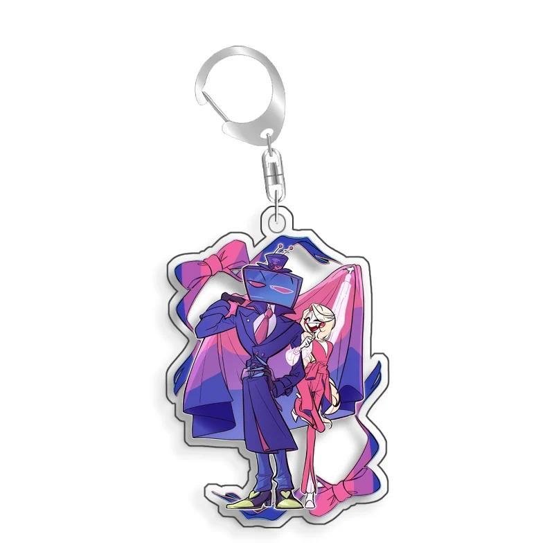 Hazbin Hotel Angel Dust Fizzovalli Asmodeus Blitzo Stolas Acrylic Keychain Mica Bag Charms Móc Khóa In Theo Yêu Cầu, Chất Liệu Mica Trong Suốt In 2 Mặt , Dày 4mm 8 Hazbin Hotel Angel Dust Fizzovalli Asmodeus Blitzo Stolas Acrylic Keychain Mica Bag Charms Móc Khóa In Theo Yêu Cầu, Chất Liệu Mica Trong Suốt In 2 Mặt , Dày 4mm - Ảnh 8