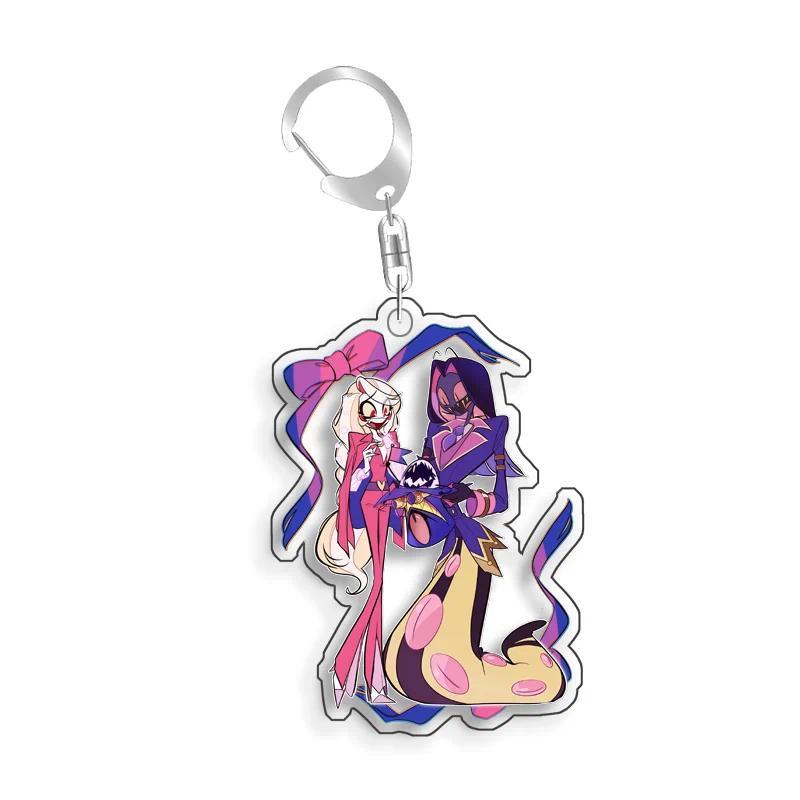 Hazbin Hotel Angel Dust Fizzovalli Asmodeus Blitzo Stolas Acrylic Keychain Mica Bag Charms Móc Khóa In Theo Yêu Cầu, Chất Liệu Mica Trong Suốt In 2 Mặt , Dày 4mm 9 Hazbin Hotel Angel Dust Fizzovalli Asmodeus Blitzo Stolas Acrylic Keychain Mica Bag Charms Móc Khóa In Theo Yêu Cầu, Chất Liệu Mica Trong Suốt In 2 Mặt , Dày 4mm - Ảnh 9