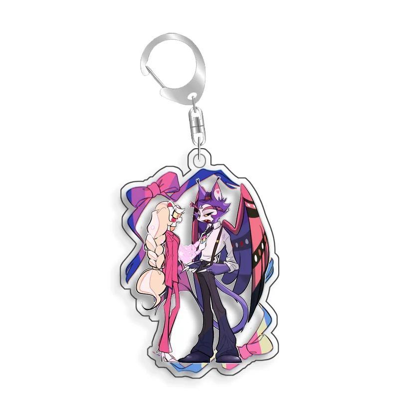 Hazbin Hotel Angel Dust Fizzovalli Asmodeus Blitzo Stolas Acrylic Keychain Mica Bag Charms Móc Khóa In Theo Yêu Cầu, Chất Liệu Mica Trong Suốt In 2 Mặt , Dày 4mm 1 Hazbin Hotel Angel Dust Fizzovalli Asmodeus Blitzo Stolas Acrylic Keychain Mica Bag Charms Móc Khóa In Theo Yêu Cầu, Chất Liệu Mica Trong Suốt In 2 Mặt , Dày 4mm