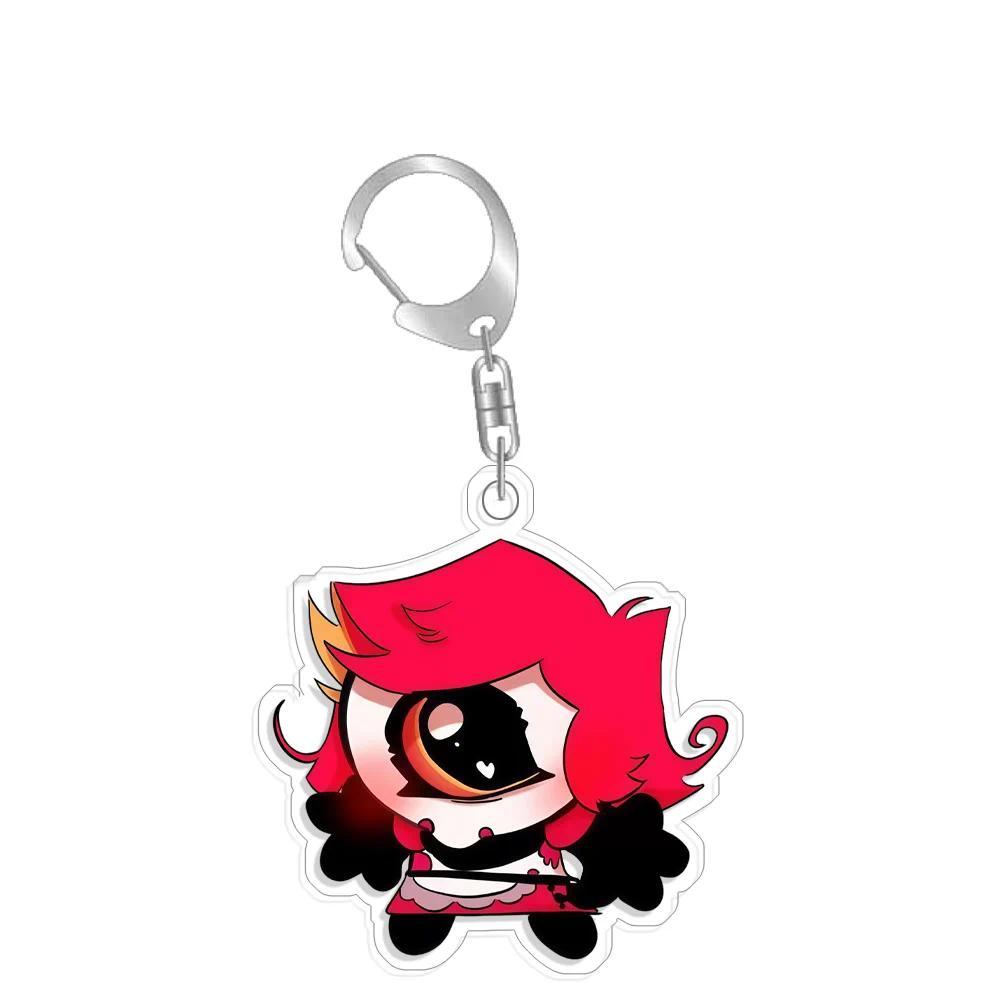 Hazbin Hotel Angel Dust Vox Stolas Alastor Homemade Acrylic Cute Mica Keychain Bag Charms Móc Khóa In Theo Yêu Cầu, Chất Liệu Mica Trong Suốt In 2 Mặt , Dày 4mm 3 Hazbin Hotel Angel Dust Vox Stolas Alastor Homemade Acrylic Cute Mica Keychain Bag Charms Móc Khóa In Theo Yêu Cầu, Chất Liệu Mica Trong Suốt In 2 Mặt , Dày 4mm - Ảnh 3