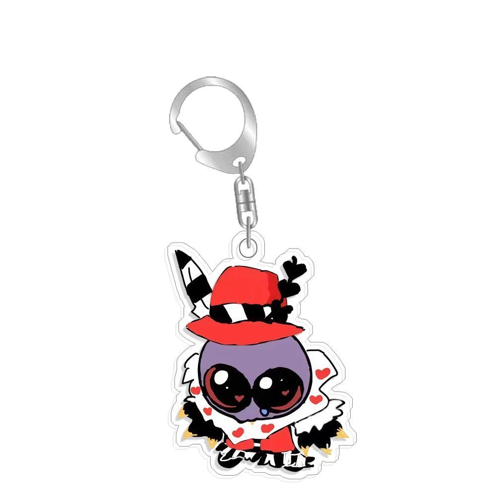 Hazbin Hotel Angel Dust Vox Stolas Alastor Homemade Acrylic Cute Mica Keychain Bag Charms Móc Khóa In Theo Yêu Cầu, Chất Liệu Mica Trong Suốt In 2 Mặt , Dày 4mm 4 Hazbin Hotel Angel Dust Vox Stolas Alastor Homemade Acrylic Cute Mica Keychain Bag Charms Móc Khóa In Theo Yêu Cầu, Chất Liệu Mica Trong Suốt In 2 Mặt , Dày 4mm - Ảnh 4