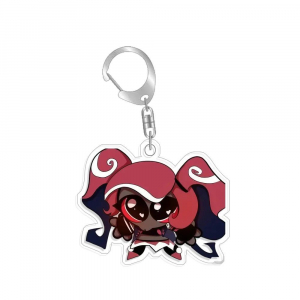 Hazbin Hotel Angel Dust Vox Stolas Alastor Homemade Acrylic Cute Mica Keychain Bag Charms Móc Khóa In Theo Yêu Cầu, Chất Liệu Mica Trong Suốt In 2 Mặt , Dày 4mm