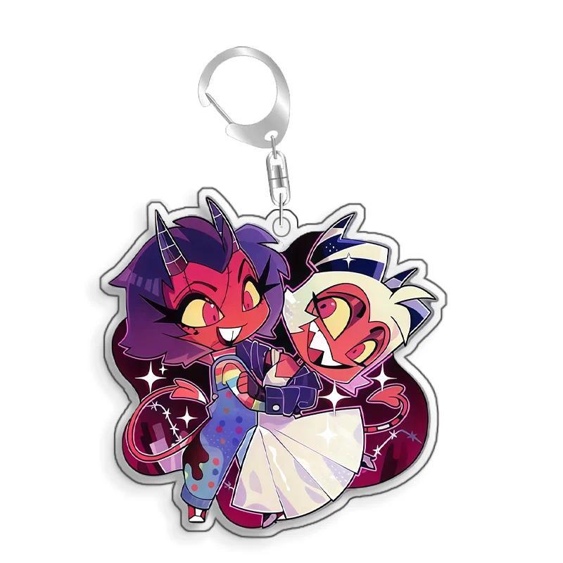 Hazbin Hotel Blitzo Fizzarolli Angel Dust Homemade Mica Cartoon Keychain Pendant Bag Charms Móc Khóa In Theo Yêu Cầu, Chất Liệu Mica Trong Suốt In 2 Mặt , Dày 4mm 12 Hazbin Hotel Blitzo Fizzarolli Angel Dust Homemade Mica Cartoon Keychain Pendant Bag Charms Móc Khóa In Theo Yêu Cầu, Chất Liệu Mica Trong Suốt In 2 Mặt , Dày 4mm - Ảnh 12