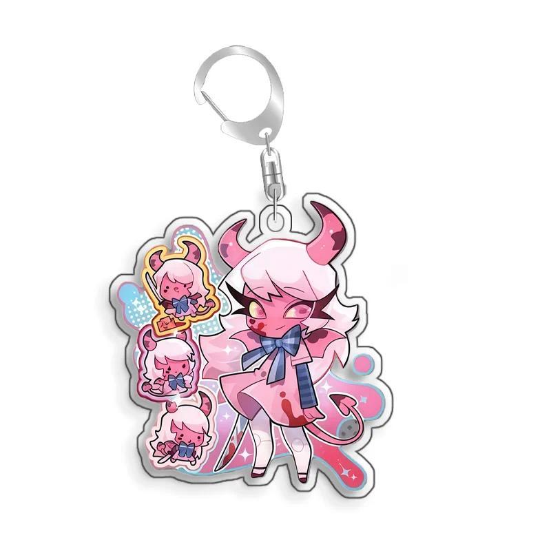 Hazbin Hotel Blitzo Fizzarolli Angel Dust Homemade Mica Cartoon Keychain Pendant Bag Charms Móc Khóa In Theo Yêu Cầu, Chất Liệu Mica Trong Suốt In 2 Mặt , Dày 4mm 18 Hazbin Hotel Blitzo Fizzarolli Angel Dust Homemade Mica Cartoon Keychain Pendant Bag Charms Móc Khóa In Theo Yêu Cầu, Chất Liệu Mica Trong Suốt In 2 Mặt , Dày 4mm - Ảnh 18