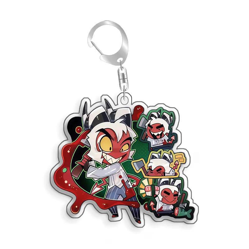 Hazbin Hotel Blitzo Fizzarolli Angel Dust Homemade Mica Cartoon Keychain Pendant Bag Charms Móc Khóa In Theo Yêu Cầu, Chất Liệu Mica Trong Suốt In 2 Mặt , Dày 4mm 20 Hazbin Hotel Blitzo Fizzarolli Angel Dust Homemade Mica Cartoon Keychain Pendant Bag Charms Móc Khóa In Theo Yêu Cầu, Chất Liệu Mica Trong Suốt In 2 Mặt , Dày 4mm - Ảnh 20