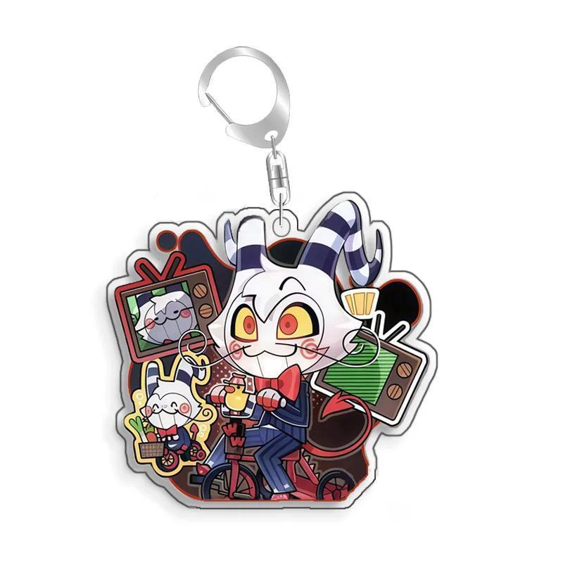 Hazbin Hotel Blitzo Fizzarolli Angel Dust Homemade Mica Cartoon Keychain Pendant Bag Charms Móc Khóa In Theo Yêu Cầu, Chất Liệu Mica Trong Suốt In 2 Mặt , Dày 4mm 3 Hazbin Hotel Blitzo Fizzarolli Angel Dust Homemade Mica Cartoon Keychain Pendant Bag Charms Móc Khóa In Theo Yêu Cầu, Chất Liệu Mica Trong Suốt In 2 Mặt , Dày 4mm - Ảnh 3