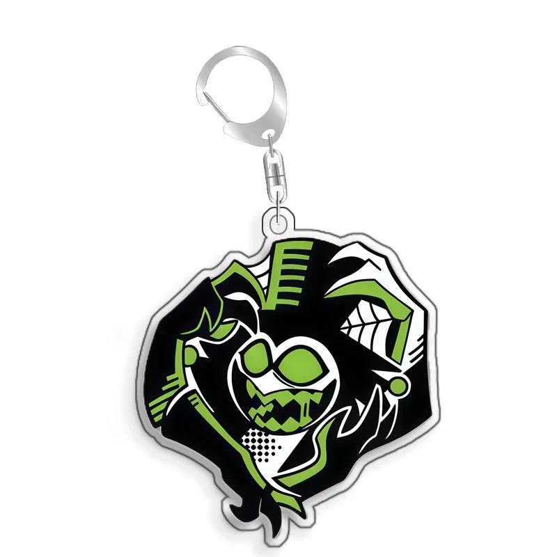 Hazbin Hotel Blitzo Fizzarolli Angel Dust Homemade Mica Cartoon Keychain Pendant Bag Charms Móc Khóa In Theo Yêu Cầu, Chất Liệu Mica Trong Suốt In 2 Mặt , Dày 4mm 5 Hazbin Hotel Blitzo Fizzarolli Angel Dust Homemade Mica Cartoon Keychain Pendant Bag Charms Móc Khóa In Theo Yêu Cầu, Chất Liệu Mica Trong Suốt In 2 Mặt , Dày 4mm - Ảnh 5