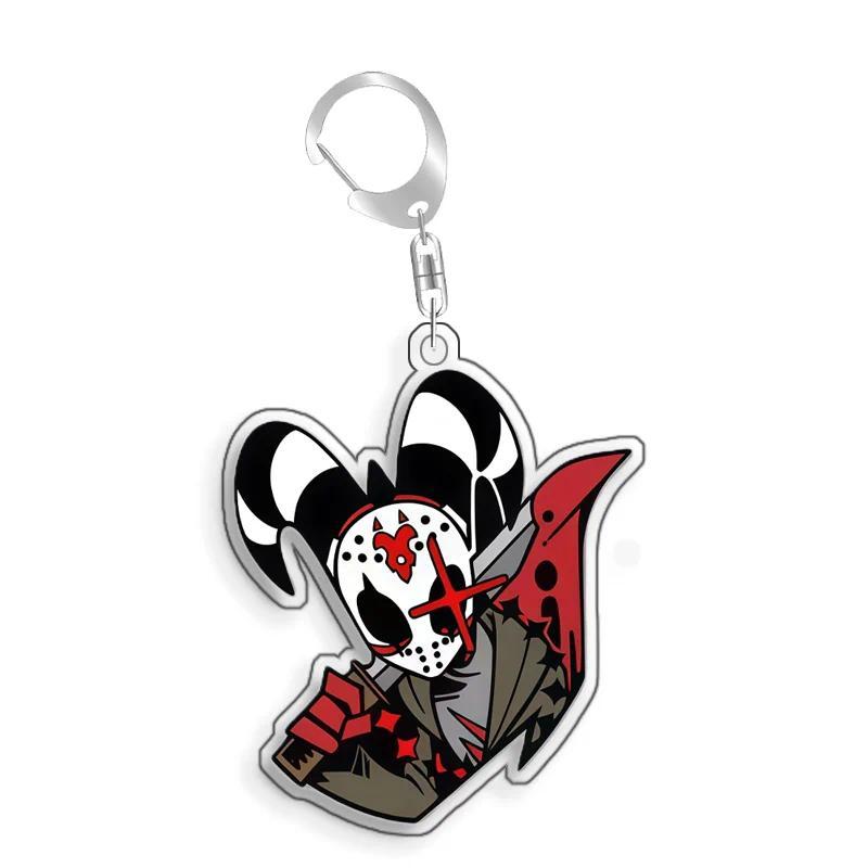 Hazbin Hotel Blitzo Fizzarolli Angel Dust Homemade Mica Cartoon Keychain Pendant Bag Charms Móc Khóa In Theo Yêu Cầu, Chất Liệu Mica Trong Suốt In 2 Mặt , Dày 4mm 6 Hazbin Hotel Blitzo Fizzarolli Angel Dust Homemade Mica Cartoon Keychain Pendant Bag Charms Móc Khóa In Theo Yêu Cầu, Chất Liệu Mica Trong Suốt In 2 Mặt , Dày 4mm - Ảnh 6