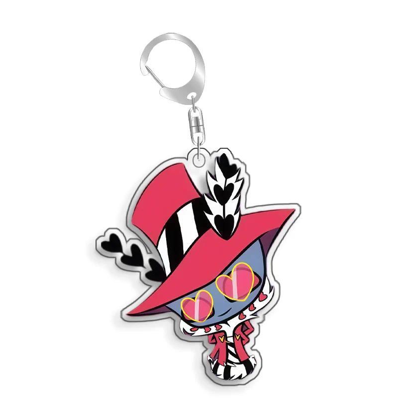 Hazbin Hotel Charlie Morningstar Niffty Vox Alastor Homemade Acrylic Mica Keychain Game Anime Móc Khóa In Theo Yêu Cầu, Chất Liệu Mica Trong Suốt In 2 Mặt , Dày 4mm 2 Hazbin Hotel Charlie Morningstar Niffty Vox Alastor Homemade Acrylic Mica Keychain Game Anime Móc Khóa In Theo Yêu Cầu, Chất Liệu Mica Trong Suốt In 2 Mặt , Dày 4mm - Ảnh 2