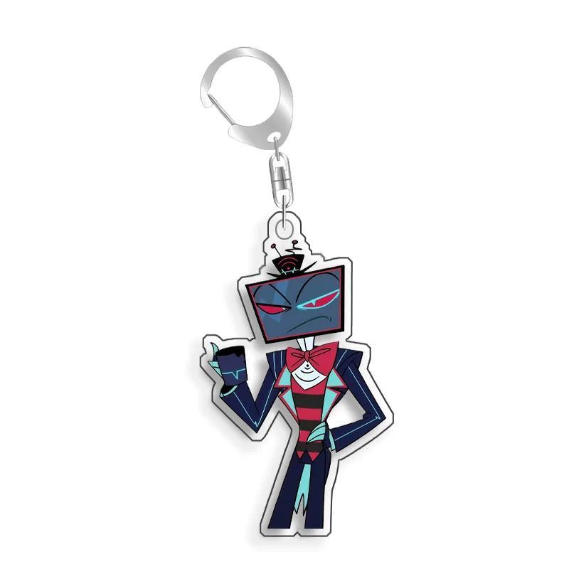 Hazbin Hotel Charlie Morningstar Niffty Vox Alastor Homemade Acrylic Mica Keychain Game Anime Móc Khóa In Theo Yêu Cầu, Chất Liệu Mica Trong Suốt In 2 Mặt , Dày 4mm 3 Hazbin Hotel Charlie Morningstar Niffty Vox Alastor Homemade Acrylic Mica Keychain Game Anime Móc Khóa In Theo Yêu Cầu, Chất Liệu Mica Trong Suốt In 2 Mặt , Dày 4mm - Ảnh 3