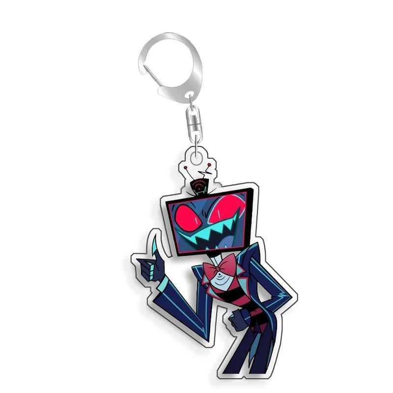 Hazbin Hotel Charlie Morningstar Niffty Vox Alastor Homemade Acrylic Mica Keychain Game Anime Móc Khóa In Theo Yêu Cầu, Chất Liệu Mica Trong Suốt In 2 Mặt , Dày 4mm 4 Hazbin Hotel Charlie Morningstar Niffty Vox Alastor Homemade Acrylic Mica Keychain Game Anime Móc Khóa In Theo Yêu Cầu, Chất Liệu Mica Trong Suốt In 2 Mặt , Dày 4mm - Ảnh 4