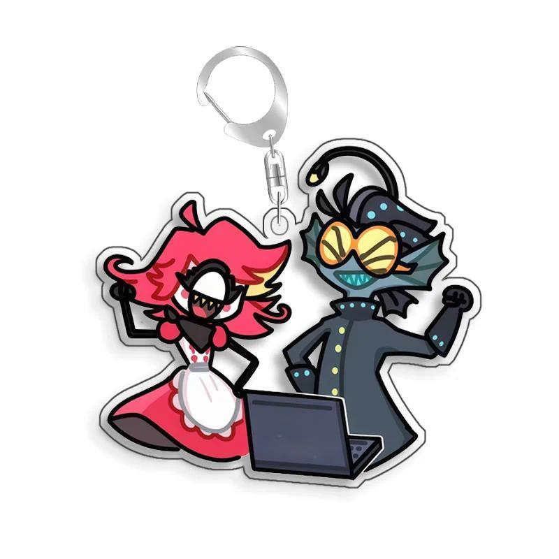 Hazbin Hotel Charlie Morningstar Vox Alastor Velvette Homemade Acrylic Keychain Mica Bag Móc Khóa In Theo Yêu Cầu, Chất Liệu Mica Trong Suốt In 2 Mặt , Dày 4mm 3 Hazbin Hotel Charlie Morningstar Vox Alastor Velvette Homemade Acrylic Keychain Mica Bag Móc Khóa In Theo Yêu Cầu, Chất Liệu Mica Trong Suốt In 2 Mặt , Dày 4mm - Ảnh 3