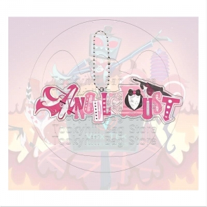 Hazbin Hotel Keychain Role Characters Name Letters Backpack Decoration Angel Dust Husk Móc Khóa In Theo Yêu Cầu, Chất Liệu Mica Trong Suốt In 2 Mặt , Dày 4mm