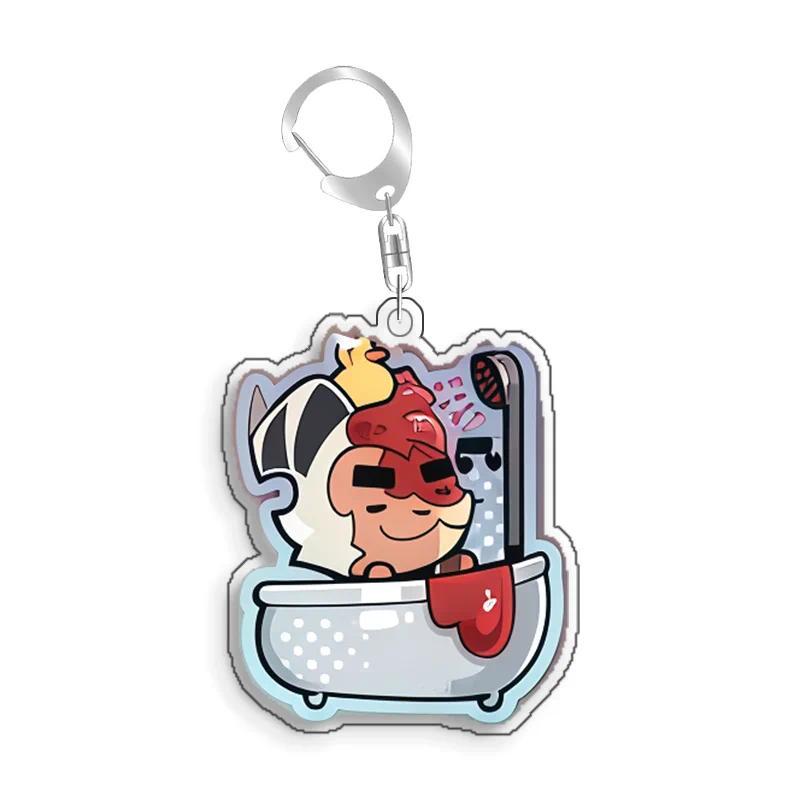 Hazbin Hotel Rouxls Kaard Jevil Berdly Swatch Homemade Acrylic Mica Keychain Game Anime Móc Khóa In Theo Yêu Cầu, Chất Liệu Mica Trong Suốt In 2 Mặt , Dày 4mm 11 Hazbin Hotel Rouxls Kaard Jevil Berdly Swatch Homemade Acrylic Mica Keychain Game Anime Móc Khóa In Theo Yêu Cầu, Chất Liệu Mica Trong Suốt In 2 Mặt , Dày 4mm - Ảnh 11