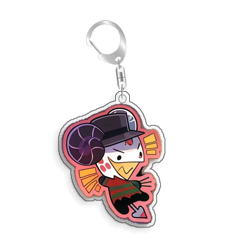 Hazbin Hotel Rouxls Kaard Jevil Berdly Swatch Homemade Acrylic Mica Keychain Game Anime Móc Khóa In Theo Yêu Cầu, Chất Liệu Mica Trong Suốt In 2 Mặt , Dày 4mm 4 Hazbin Hotel Rouxls Kaard Jevil Berdly Swatch Homemade Acrylic Mica Keychain Game Anime Móc Khóa In Theo Yêu Cầu, Chất Liệu Mica Trong Suốt In 2 Mặt , Dày 4mm - Ảnh 4