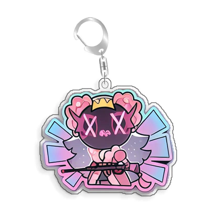 Hazbin Hotel Rouxls Kaard Jevil Berdly Swatch Homemade Acrylic Mica Keychain Game Anime Móc Khóa In Theo Yêu Cầu, Chất Liệu Mica Trong Suốt In 2 Mặt , Dày 4mm 8 Hazbin Hotel Rouxls Kaard Jevil Berdly Swatch Homemade Acrylic Mica Keychain Game Anime Móc Khóa In Theo Yêu Cầu, Chất Liệu Mica Trong Suốt In 2 Mặt , Dày 4mm - Ảnh 8