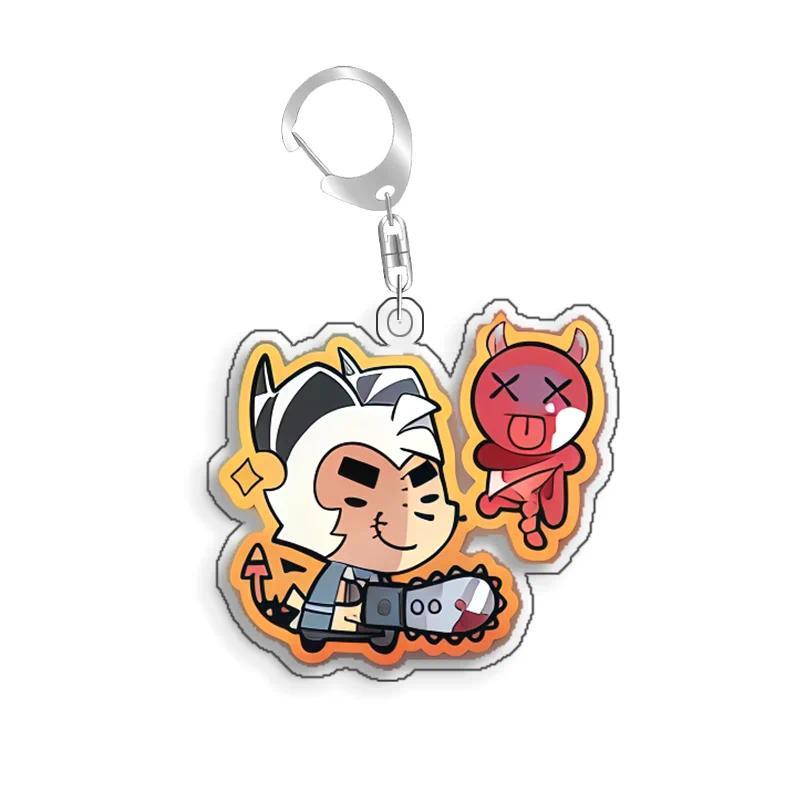 Hazbin Hotel Rouxls Kaard Jevil Berdly Swatch Homemade Acrylic Mica Keychain Game Anime Móc Khóa In Theo Yêu Cầu, Chất Liệu Mica Trong Suốt In 2 Mặt , Dày 4mm 10 Hazbin Hotel Rouxls Kaard Jevil Berdly Swatch Homemade Acrylic Mica Keychain Game Anime Móc Khóa In Theo Yêu Cầu, Chất Liệu Mica Trong Suốt In 2 Mặt , Dày 4mm - Ảnh 10