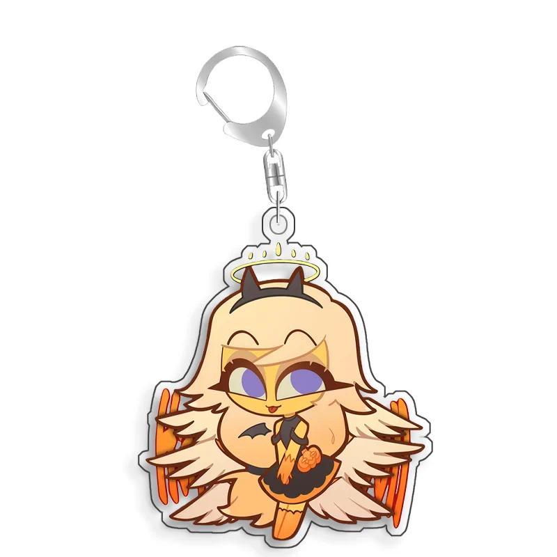 Hazbin Hotel Vaggie Alastor Fat Nuggets Mica Keychain Móc Khóa In Theo Yêu Cầu, Chất Liệu Mica Trong Suốt In 2 Mặt , Dày 4mm 3 Hazbin Hotel Vaggie Alastor Fat Nuggets Mica Keychain Móc Khóa In Theo Yêu Cầu, Chất Liệu Mica Trong Suốt In 2 Mặt , Dày 4mm - Ảnh 3
