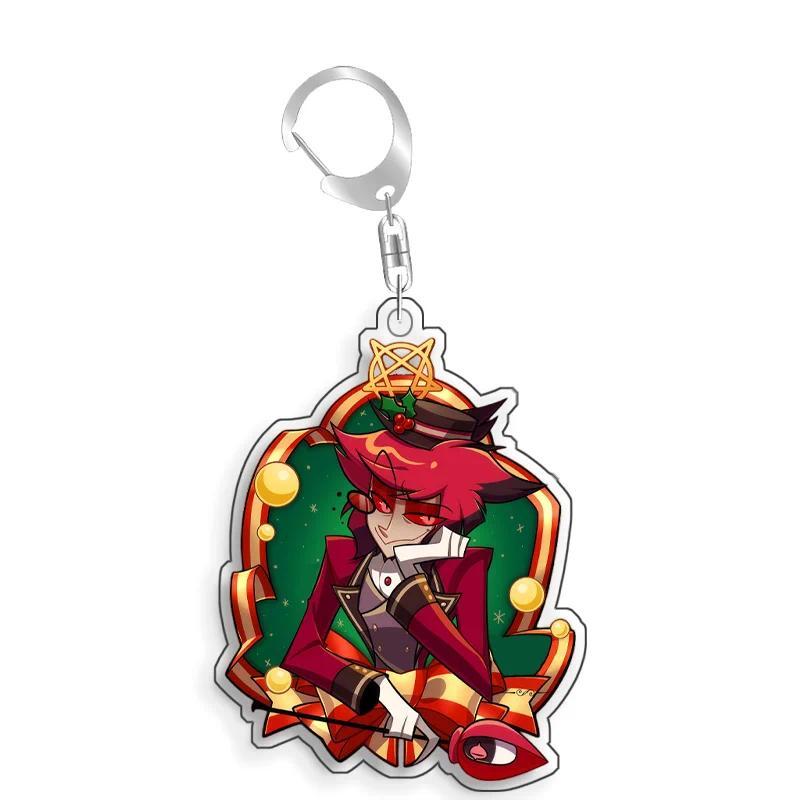 Hazbin Hotel Vaggie Alastor Fat Nuggets Mica Keychain Móc Khóa In Theo Yêu Cầu, Chất Liệu Mica Trong Suốt In 2 Mặt , Dày 4mm 4 Hazbin Hotel Vaggie Alastor Fat Nuggets Mica Keychain Móc Khóa In Theo Yêu Cầu, Chất Liệu Mica Trong Suốt In 2 Mặt , Dày 4mm - Ảnh 4