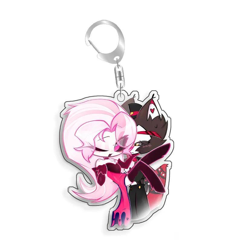 Hazbin Hotel Velvet Fizzarolli Vox Homemade Mica Cartoon Anime Keychain Bag Charms Game Anime Móc Khóa In Theo Yêu Cầu, Chất Liệu Mica Trong Suốt In 2 Mặt , Dày 4mm 2 Hazbin Hotel Velvet Fizzarolli Vox Homemade Mica Cartoon Anime Keychain Bag Charms Game Anime Móc Khóa In Theo Yêu Cầu, Chất Liệu Mica Trong Suốt In 2 Mặt , Dày 4mm - Ảnh 2