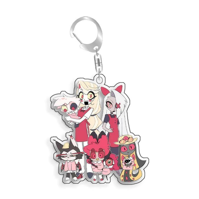 Hazbin Hotel Velvet Fizzarolli Vox Homemade Mica Cartoon Anime Keychain Bag Charms Game Anime Móc Khóa In Theo Yêu Cầu, Chất Liệu Mica Trong Suốt In 2 Mặt , Dày 4mm 11 Hazbin Hotel Velvet Fizzarolli Vox Homemade Mica Cartoon Anime Keychain Bag Charms Game Anime Móc Khóa In Theo Yêu Cầu, Chất Liệu Mica Trong Suốt In 2 Mặt , Dày 4mm - Ảnh 11