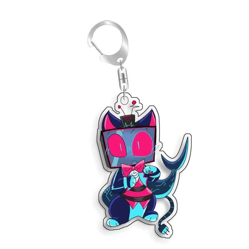 Hazbin Hotel Velvette Moxxie Vox Alastor Blitzo Homemade Acrylic Keychain Mica Bag Charms Móc Khóa In Theo Yêu Cầu, Chất Liệu Mica Trong Suốt In 2 Mặt , Dày 4mm 9 Hazbin Hotel Velvette Moxxie Vox Alastor Blitzo Homemade Acrylic Keychain Mica Bag Charms Móc Khóa In Theo Yêu Cầu, Chất Liệu Mica Trong Suốt In 2 Mặt , Dày 4mm - Ảnh 9