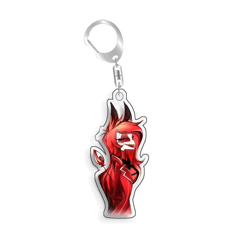 Hazbin Hotel Vox Charlie Morningstar Niffty Homemade Acrylic Cartoon Mica Keychain Game Anime Móc Khóa In Theo Yêu Cầu, Chất Liệu Mica Trong Suốt In 2 Mặt , Dày 4mm 4 Hazbin Hotel Vox Charlie Morningstar Niffty Homemade Acrylic Cartoon Mica Keychain Game Anime Móc Khóa In Theo Yêu Cầu, Chất Liệu Mica Trong Suốt In 2 Mặt , Dày 4mm - Ảnh 4