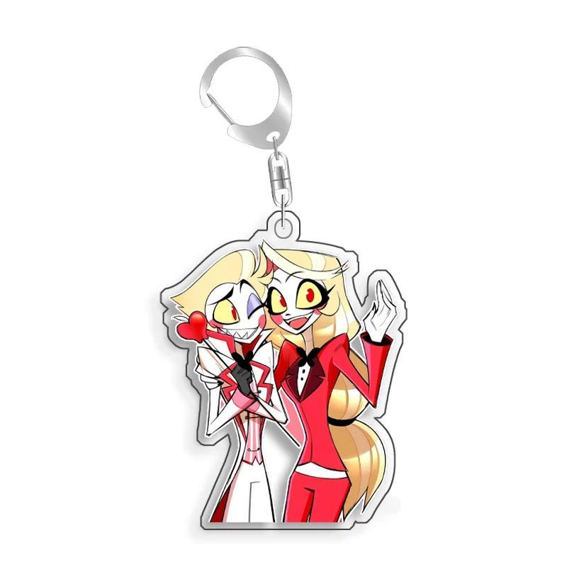Hazbin Hotel Vox Charlie Morningstar Niffty Homemade Acrylic Cartoon Mica Keychain Game Anime Móc Khóa In Theo Yêu Cầu, Chất Liệu Mica Trong Suốt In 2 Mặt , Dày 4mm 6 Hazbin Hotel Vox Charlie Morningstar Niffty Homemade Acrylic Cartoon Mica Keychain Game Anime Móc Khóa In Theo Yêu Cầu, Chất Liệu Mica Trong Suốt In 2 Mặt , Dày 4mm - Ảnh 6