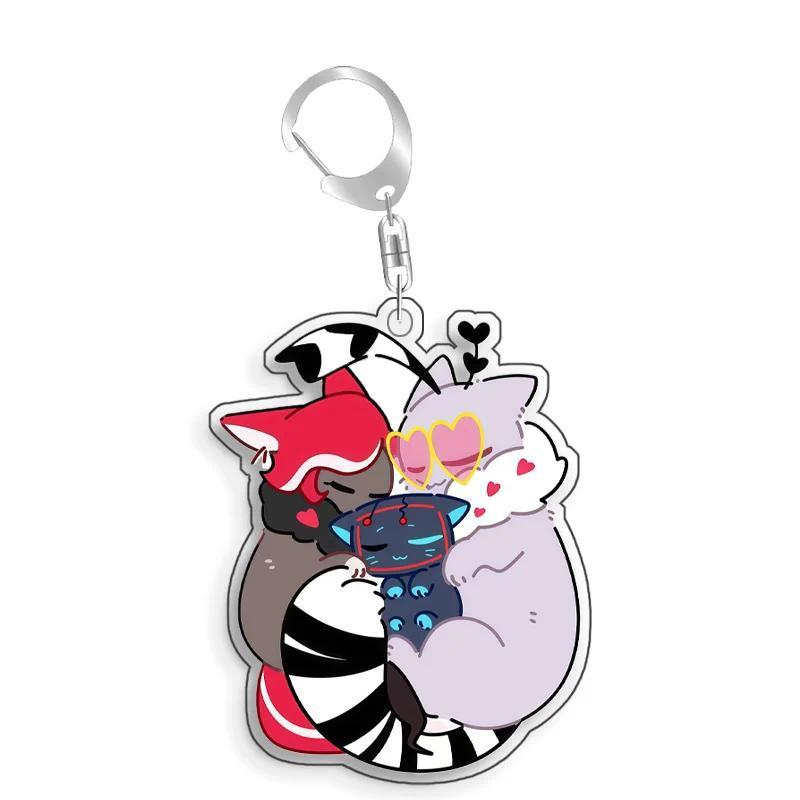Hazbin Hotel Vox Fizzovalli Asmodeus Velvette Stolas Homemade Acrylic Keychain Mica Bag Móc Khóa In Theo Yêu Cầu, Chất Liệu Mica Trong Suốt In 2 Mặt , Dày 4mm 13 Hazbin Hotel Vox Fizzovalli Asmodeus Velvette Stolas Homemade Acrylic Keychain Mica Bag Móc Khóa In Theo Yêu Cầu, Chất Liệu Mica Trong Suốt In 2 Mặt , Dày 4mm - Ảnh 13