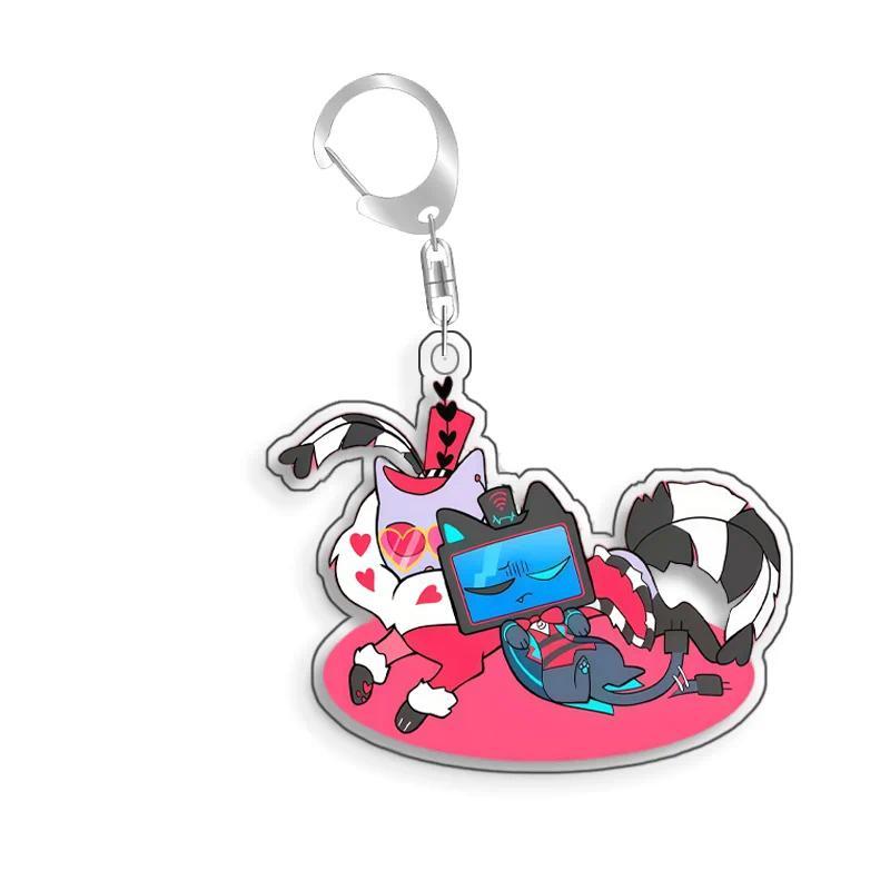 Hazbin Hotel Vox Fizzovalli Asmodeus Velvette Stolas Homemade Acrylic Keychain Mica Bag Móc Khóa In Theo Yêu Cầu, Chất Liệu Mica Trong Suốt In 2 Mặt , Dày 4mm 14 Hazbin Hotel Vox Fizzovalli Asmodeus Velvette Stolas Homemade Acrylic Keychain Mica Bag Móc Khóa In Theo Yêu Cầu, Chất Liệu Mica Trong Suốt In 2 Mặt , Dày 4mm - Ảnh 14