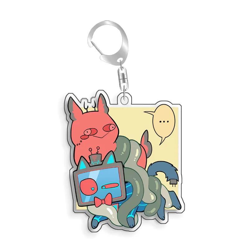 Hazbin Hotel Vox Fizzovalli Asmodeus Velvette Stolas Homemade Acrylic Keychain Mica Bag Móc Khóa In Theo Yêu Cầu, Chất Liệu Mica Trong Suốt In 2 Mặt , Dày 4mm 7 Hazbin Hotel Vox Fizzovalli Asmodeus Velvette Stolas Homemade Acrylic Keychain Mica Bag Móc Khóa In Theo Yêu Cầu, Chất Liệu Mica Trong Suốt In 2 Mặt , Dày 4mm - Ảnh 7