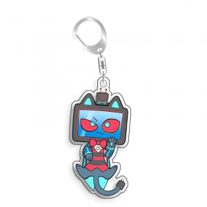Hazbin Hotel Vox Fizzovalli Asmodeus Velvette Stolas Homemade Acrylic Keychain Mica Bag Móc Khóa In Theo Yêu Cầu, Chất Liệu Mica Trong Suốt In 2 Mặt , Dày 4mm