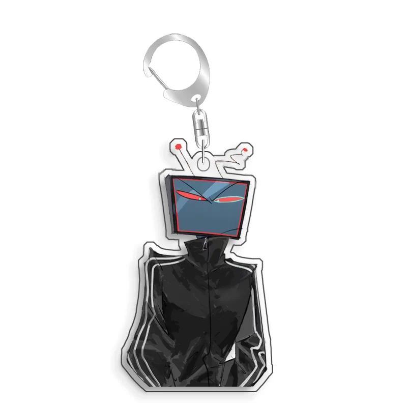Hazbin Hotel Vox Velvette Valention Original Homemade Acrylic Keychain Mica Bag Charms Game Móc Khóa In Theo Yêu Cầu, Chất Liệu Mica Trong Suốt In 2 Mặt , Dày 4mm 2 Hazbin Hotel Vox Velvette Valention Original Homemade Acrylic Keychain Mica Bag Charms Game Móc Khóa In Theo Yêu Cầu, Chất Liệu Mica Trong Suốt In 2 Mặt , Dày 4mm - Ảnh 2
