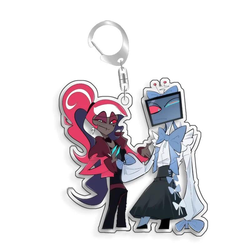 Hazbin Hotel Vox Velvette Valention Original Homemade Acrylic Keychain Mica Bag Charms Game Móc Khóa In Theo Yêu Cầu, Chất Liệu Mica Trong Suốt In 2 Mặt , Dày 4mm 12 Hazbin Hotel Vox Velvette Valention Original Homemade Acrylic Keychain Mica Bag Charms Game Móc Khóa In Theo Yêu Cầu, Chất Liệu Mica Trong Suốt In 2 Mặt , Dày 4mm - Ảnh 12