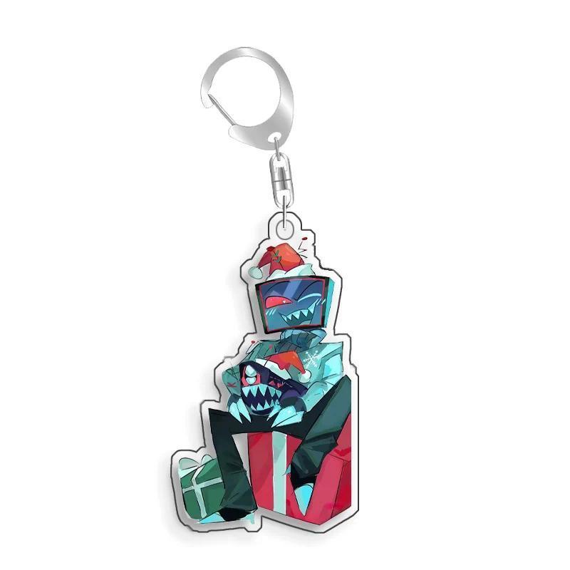 Hazbin Hotel Vox Velvette Valention Original Homemade Acrylic Keychain Mica Bag Charms Game Móc Khóa In Theo Yêu Cầu, Chất Liệu Mica Trong Suốt In 2 Mặt , Dày 4mm 4 Hazbin Hotel Vox Velvette Valention Original Homemade Acrylic Keychain Mica Bag Charms Game Móc Khóa In Theo Yêu Cầu, Chất Liệu Mica Trong Suốt In 2 Mặt , Dày 4mm - Ảnh 4
