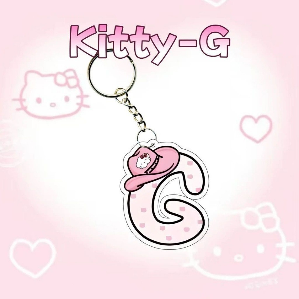 Hello Kitty Letter Keychain As A Gift For Friends Cute Double Transparent Micabag Sanrio Móc Khóa In Theo Yêu Cầu, Chất Liệu Mica Trong Suốt In 2 Mặt , Dày 4mm 11 Hello Kitty Letter Keychain As A Gift For Friends Cute Double Transparent Micabag Sanrio Móc Khóa In Theo Yêu Cầu, Chất Liệu Mica Trong Suốt In 2 Mặt , Dày 4mm - Ảnh 11