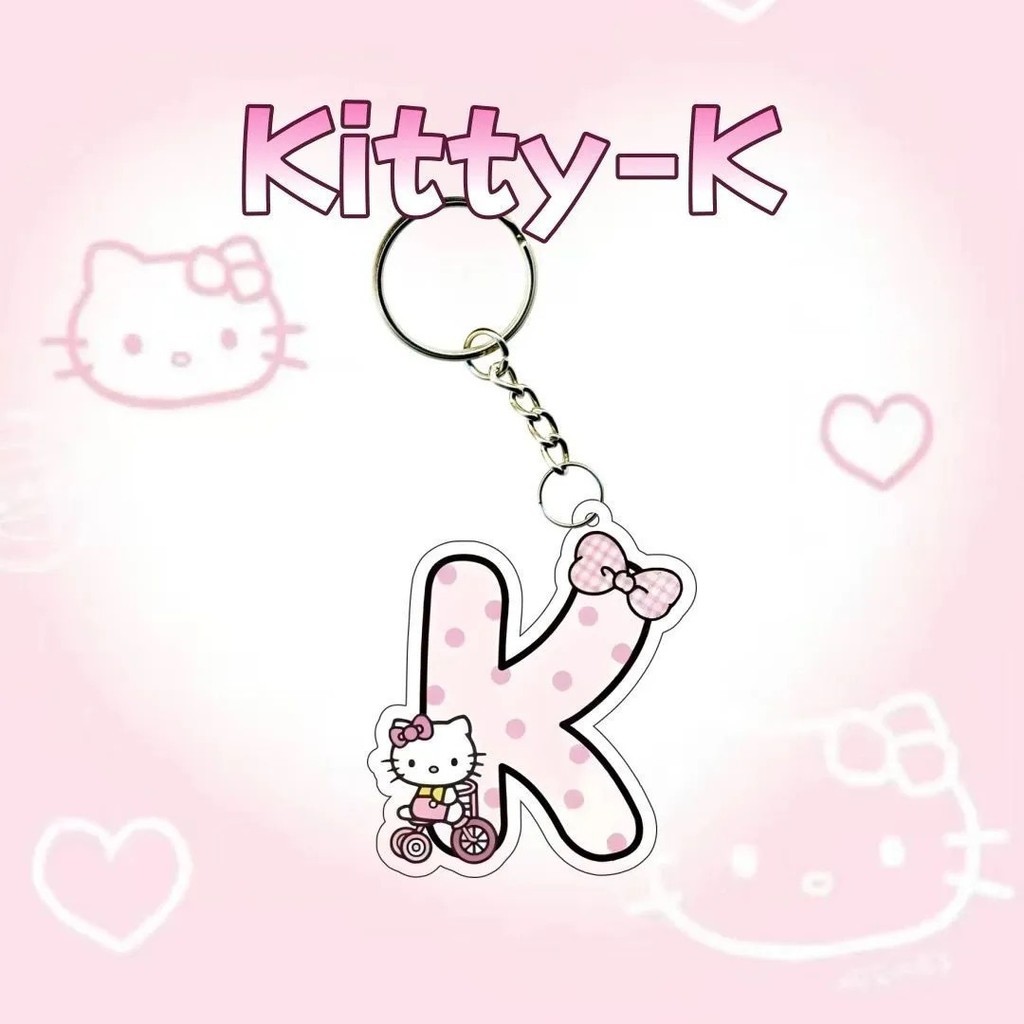 Hello Kitty Letter Keychain As A Gift For Friends Cute Double Transparent Micabag Sanrio Móc Khóa In Theo Yêu Cầu, Chất Liệu Mica Trong Suốt In 2 Mặt , Dày 4mm 13 Hello Kitty Letter Keychain As A Gift For Friends Cute Double Transparent Micabag Sanrio Móc Khóa In Theo Yêu Cầu, Chất Liệu Mica Trong Suốt In 2 Mặt , Dày 4mm - Ảnh 13