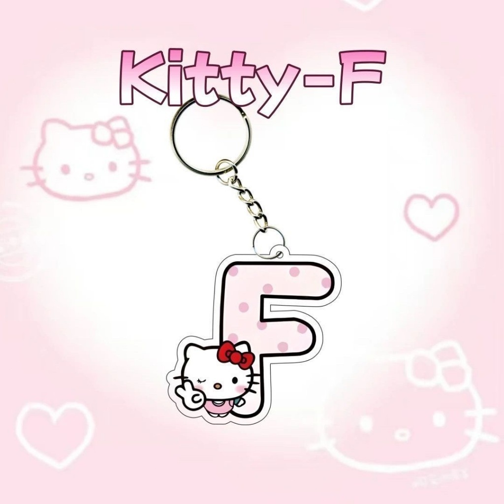 Hello Kitty Letter Keychain As A Gift For Friends Cute Double Transparent Micabag Sanrio Móc Khóa In Theo Yêu Cầu, Chất Liệu Mica Trong Suốt In 2 Mặt , Dày 4mm 20 Hello Kitty Letter Keychain As A Gift For Friends Cute Double Transparent Micabag Sanrio Móc Khóa In Theo Yêu Cầu, Chất Liệu Mica Trong Suốt In 2 Mặt , Dày 4mm - Ảnh 20