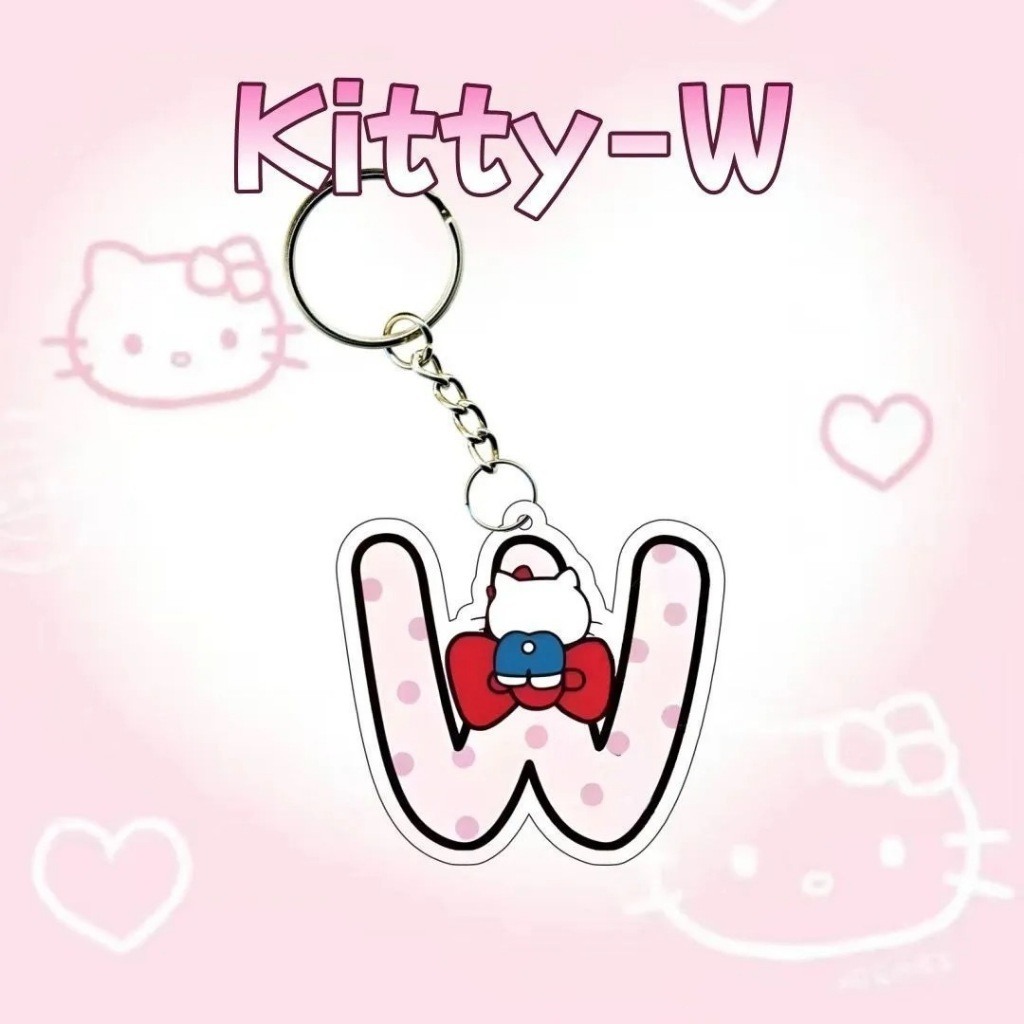 Hello Kitty Letter Keychain As A Gift For Friends Cute Double Transparent Micabag Sanrio Móc Khóa In Theo Yêu Cầu, Chất Liệu Mica Trong Suốt In 2 Mặt , Dày 4mm 21 Hello Kitty Letter Keychain As A Gift For Friends Cute Double Transparent Micabag Sanrio Móc Khóa In Theo Yêu Cầu, Chất Liệu Mica Trong Suốt In 2 Mặt , Dày 4mm - Ảnh 21
