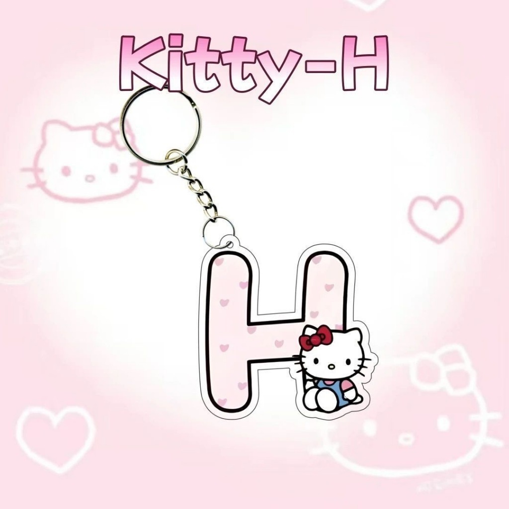 Hello Kitty Letter Keychain As A Gift For Friends Cute Double Transparent Micabag Sanrio Móc Khóa In Theo Yêu Cầu, Chất Liệu Mica Trong Suốt In 2 Mặt , Dày 4mm 4 Hello Kitty Letter Keychain As A Gift For Friends Cute Double Transparent Micabag Sanrio Móc Khóa In Theo Yêu Cầu, Chất Liệu Mica Trong Suốt In 2 Mặt , Dày 4mm - Ảnh 4