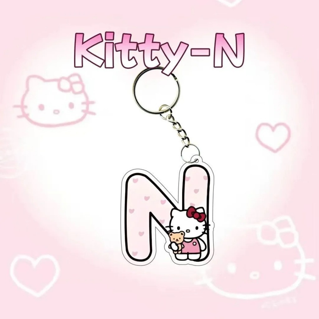 Hello Kitty Letter Keychain As A Gift For Friends Cute Double Transparent Micabag Sanrio Móc Khóa In Theo Yêu Cầu, Chất Liệu Mica Trong Suốt In 2 Mặt , Dày 4mm 5 Hello Kitty Letter Keychain As A Gift For Friends Cute Double Transparent Micabag Sanrio Móc Khóa In Theo Yêu Cầu, Chất Liệu Mica Trong Suốt In 2 Mặt , Dày 4mm - Ảnh 5