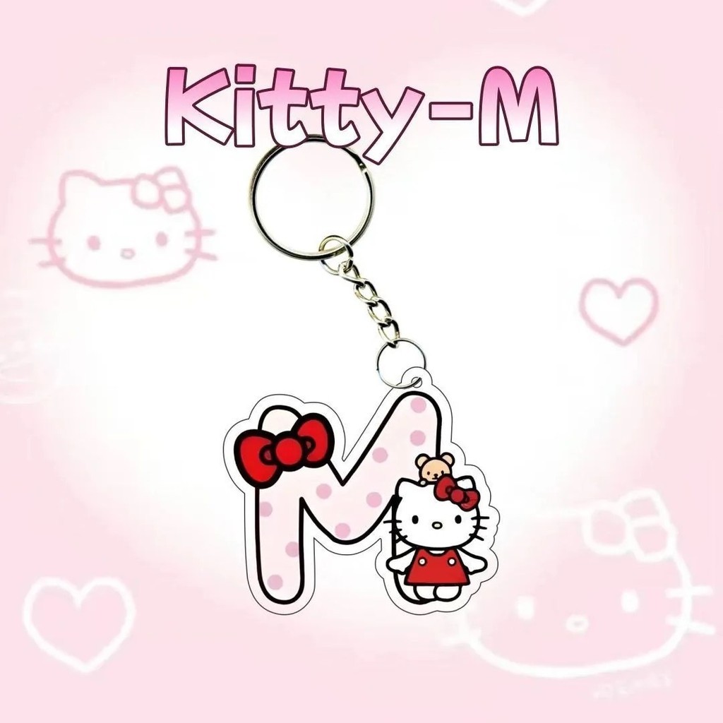 Hello Kitty Letter Keychain As A Gift For Friends Cute Double Transparent Micabag Sanrio Móc Khóa In Theo Yêu Cầu, Chất Liệu Mica Trong Suốt In 2 Mặt , Dày 4mm 8 Hello Kitty Letter Keychain As A Gift For Friends Cute Double Transparent Micabag Sanrio Móc Khóa In Theo Yêu Cầu, Chất Liệu Mica Trong Suốt In 2 Mặt , Dày 4mm - Ảnh 8