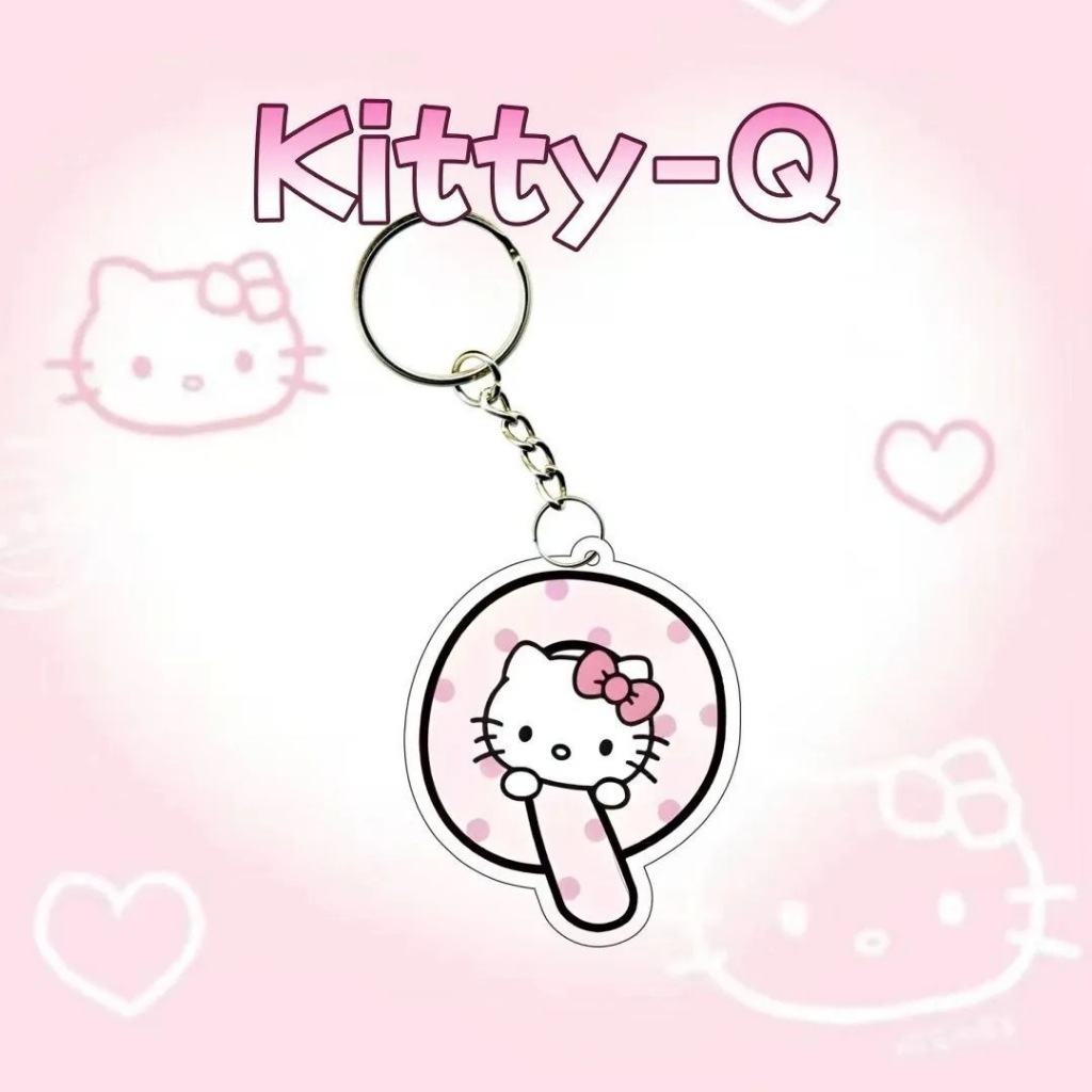 Hello Kitty Letter Keychain As A Gift For Friends Cute Double Transparent Micabag Sanrio Móc Khóa In Theo Yêu Cầu, Chất Liệu Mica Trong Suốt In 2 Mặt , Dày 4mm 10 Hello Kitty Letter Keychain As A Gift For Friends Cute Double Transparent Micabag Sanrio Móc Khóa In Theo Yêu Cầu, Chất Liệu Mica Trong Suốt In 2 Mặt , Dày 4mm - Ảnh 10