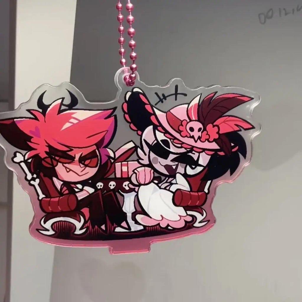 Helluva Boss Anime Keychain Stolas Key Chain Bags Charms Figures Stand Model Plate Mica Móc Khóa In Theo Yêu Cầu, Chất Liệu Mica Trong Suốt In 2 Mặt , Dày 4mm 1 Helluva Boss Anime Keychain Stolas Key Chain Bags Charms Figures Stand Model Plate Mica Móc Khóa In Theo Yêu Cầu, Chất Liệu Mica Trong Suốt In 2 Mặt , Dày 4mm