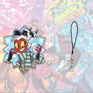 Helluva Boss Keychainblitzo Moxxie Exquisite Millie Fizzovalli Creativity Acg Toon Mica Móc Khóa In Theo Yêu Cầu, Chất Liệu Mica Trong Suốt In 2 Mặt , Dày 4mm