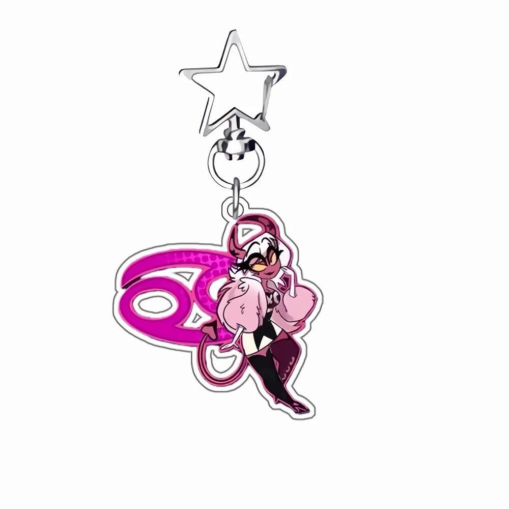 Helluva Boss Loona Stolas Octavia Diy Design Acrylic Cartoon Keychain Anime Game Collection Móc Khóa In Theo Yêu Cầu, Chất Liệu Mica Trong Suốt In 2 Mặt , Dày 4mm 6 Helluva Boss Loona Stolas Octavia Diy Design Acrylic Cartoon Keychain Anime Game Collection Móc Khóa In Theo Yêu Cầu, Chất Liệu Mica Trong Suốt In 2 Mặt , Dày 4mm - Ảnh 6