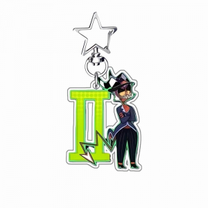 Helluva Boss Loona Stolas Octavia Diy Design Acrylic Cartoon Keychain Anime Game Collection Móc Khóa In Theo Yêu Cầu, Chất Liệu Mica Trong Suốt In 2 Mặt , Dày 4mm